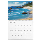 Summer Blue Ocean Beach Kalender (Mar 2027)