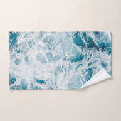 Summer Blue Ocean Wave Bad Handdoek (Handdoek)