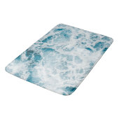 Summer Blue Ocean Wave Badmat (Gekanteld)