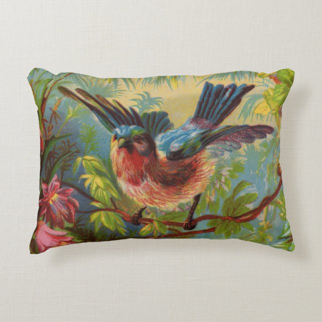 Summer Bluebird Accent Pillow Kussen (Voorkant)
