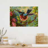 Summer Bluebird Medium Poster (Keuken)