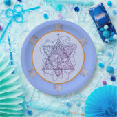 Summer Blues Jewish Star Paper Bord (Feest)