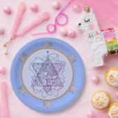 Summer Blues Jewish Star Paper Bord (Feest)