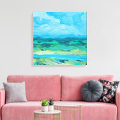 Summer Blur Canvas Afdruk (Insitu (Woonkamer))
