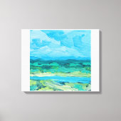 Summer Blur Canvas Afdruk (Voorkant)