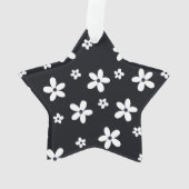 Summer Boho Black White Daisy Flowers (dos)