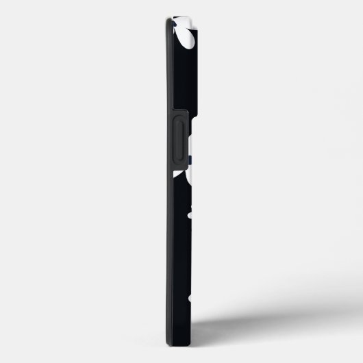 Summer Boho Black White Daisy Flowers Case-Mate iPhone Case (Achterkant / Rechts)