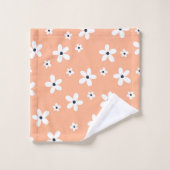 Summer Boho White Daisy Flowers (Gant de toilette)