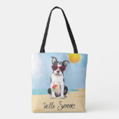 Summer Boston Terrier Draagtas (Achterkant)