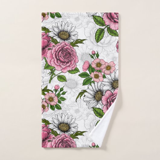 Summer bouquets (Serviette à main)