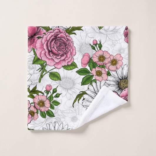 Summer bouquets (Gant de toilette)