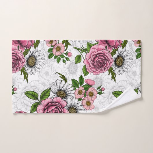 Summer bouquets (Serviette à main)