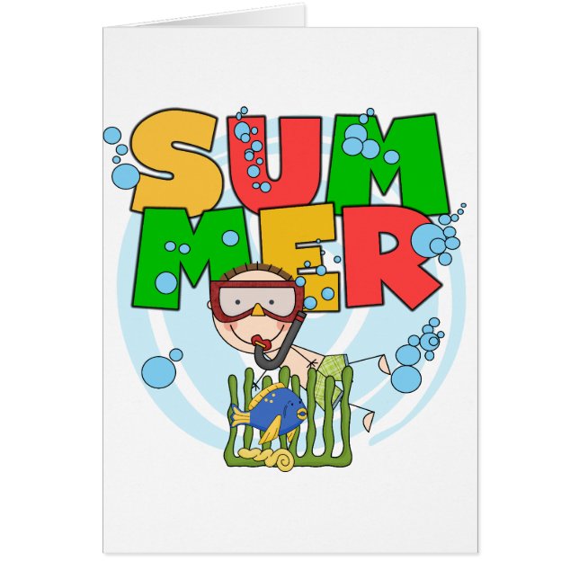 SUMMER - Boy Underwater T-shirts en cadeautjes (Voorkant)