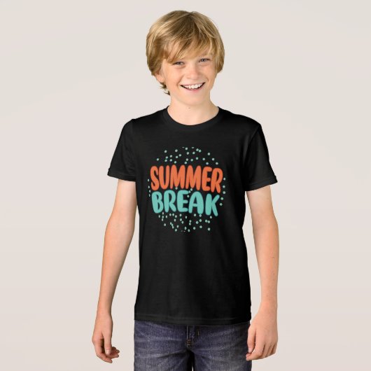 Summer Break Tri-Blend Shirt (Voorkant volledig)