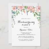 Summer Breeze Floral Housewarming Party Kaart (Voorkant)