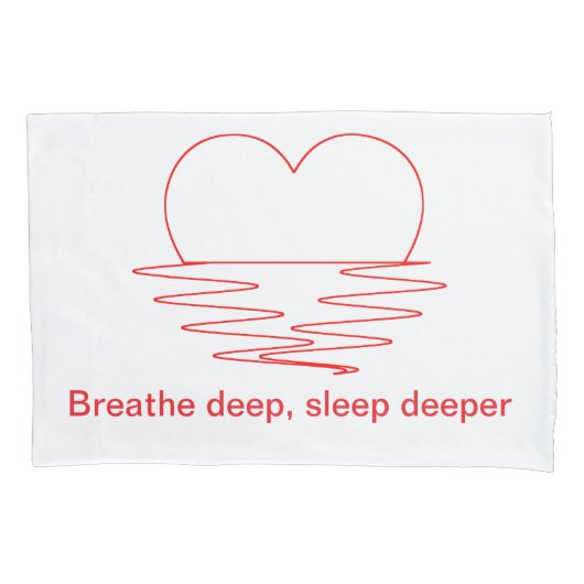 Summer Breeze Pillow - Adem diep, Slaap dieper Kussensloop (Voorkant)