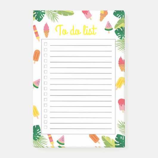Summer Breeze Post-it® Notes (Voorkant)