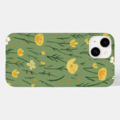 Summer Buttercups op groen Case-Mate iPhone Case (Achterkant (horizontaal))