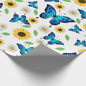 Summer Butterflies Cadeaupapier (Hoek)