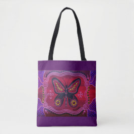 Summer Butterfly Canvas tas