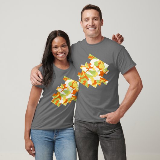 Summer Camo Pattern Digital Sketch T-shirt (Unisex)