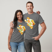 Summer Camo Pattern Paint Splat T-shirt (Unisex)