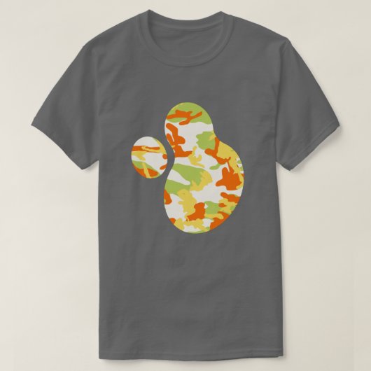 Summer Camo Pattern Paint Splat v2 T-shirt (Design voorkant)