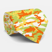 Summer Camo Pattern Stropdas (Opgerold)