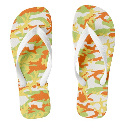 Summer Camo Pattern Teenslippers (Voetbed)