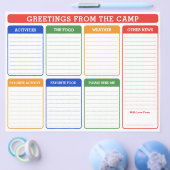 Summer Camp Fill in Letter Flyer (Enkel)