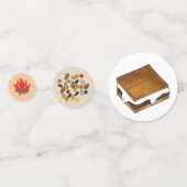 Summer Camp Fire Tent Compass Trail Mix S'mores Confetti (Voorkanten)