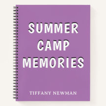 Summer Camp Memories Notitieboek