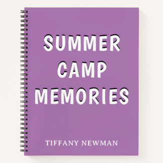 Summer Camp Memories Notitieboek