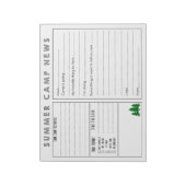 Summer Camp News Notitieblok (Gedraaid)