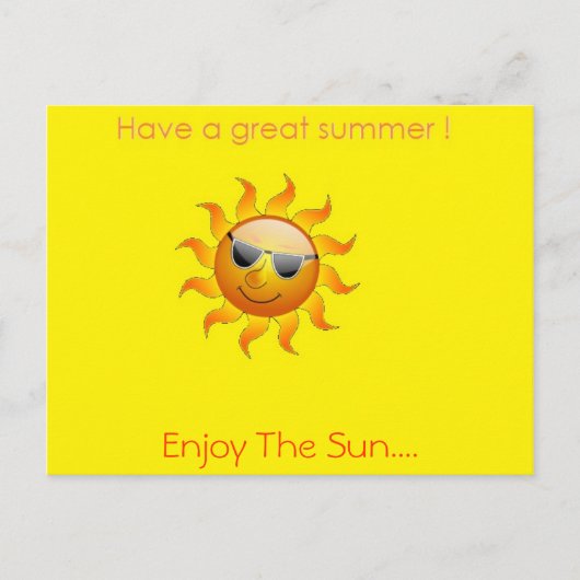 Summer Card Briefkaart (Voorkant)