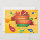 Summer Celebration Kaart (Voorkant)