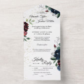 Summer Celebration Weddenschap in één uitnodiging (Binnen)