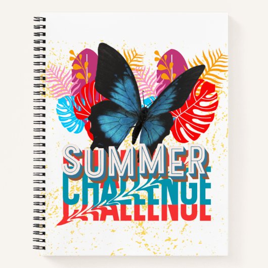 Summer challenge spiraal notitieboek (Voorkant)