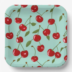 Summer Cherries Papieren Bordje