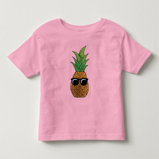 Summer Chill Pineapple Kinder Shirts (Voorkant)