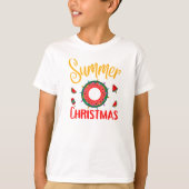 Summer Christmas July T-Shirt (Devant)