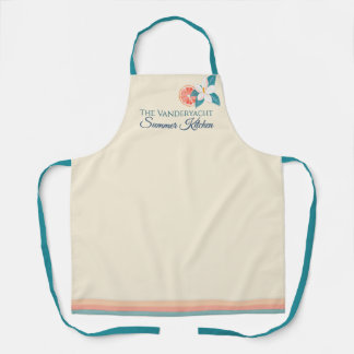 Summer Citrus & Floral Coastal Kitchen Design Schort