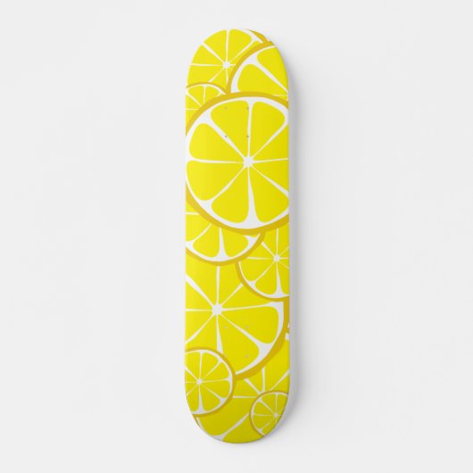 Summer Citrus Lemon Skateboard (Voorkant)