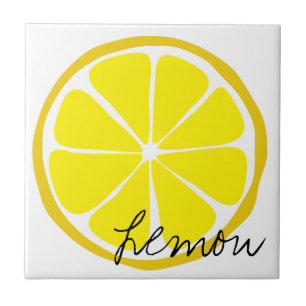 Summer Citrus Lemon Tile Tegeltje