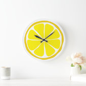 Summer Citrus Lemon Wall Clock Grote Klok (Huis)