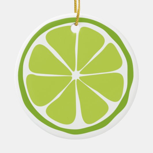 Summer Citrus Limoen Ornament (Voorkant)