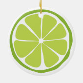 Summer Citrus Limoen Ornament (Achterkant)