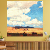 "Summer Cloud" Westerne kunst van Edgar Payne Canvas Afdruk (Insitu (Woonkamer))