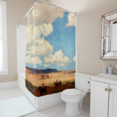 “Summer Cloud” Westerse kunst van Edgar Payne Douchegordijn (In situ)