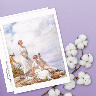 Summer Clouds Charles Courtney Curran Briefkaart